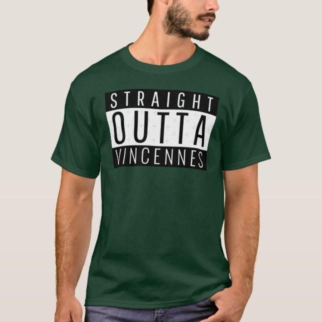 Camiseta Direto de Vincennes Indiana (Frente)