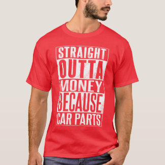 Camiseta Direto do Dinheiro Porque a Família de Peças de Ca