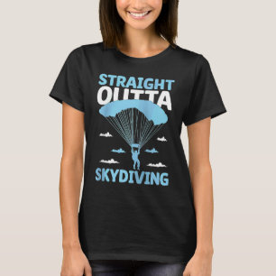 Camiseta Direto do Paraquedismo Pulo de Paraquedas Paraqued