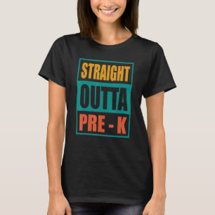 Camiseta Direto do Pré K Formatura do Pré K Graduação