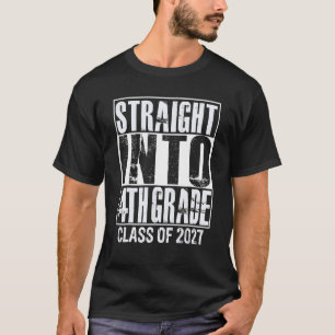 Camiseta Direto para a 4ª Série Primeiro Dia de Volta às Au
