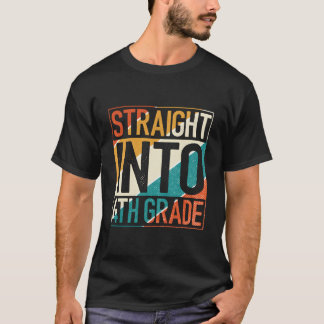 Camiseta Direto para a 4ª Série Quarta Série de Volta à Esc