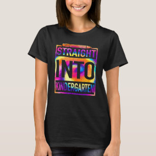 Camiseta Direto Para O Jardim De Infância Tie Dye Professor