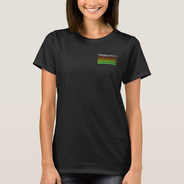 Camiseta Diretor Adjunto Arco-íris Futuro Diretor  Professo (Frente)