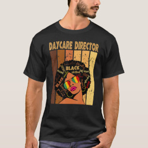 Camiseta Diretor Afro-Americano Negro Histo