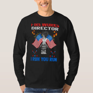 Camiseta Diretor Americano de Bombeiro Se Eu Lhe Dirigir 4