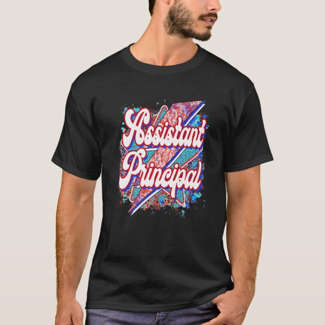 Camiseta Diretor Assistente de Professores De Volta À Escol (Frente)