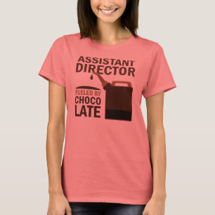 Camiseta Diretor Assistente (Engraçado) Chocolate