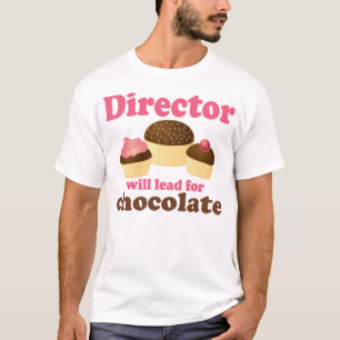 Camiseta Diretor Condução para o chocolate