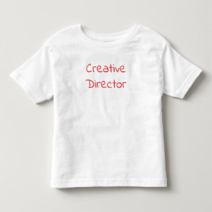 Camiseta 'Diretor Criativo' Diversão Tipografia Artística D