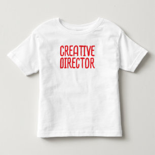 Camiseta 'Diretor Criativo' Diversão Tipografia Artística J
