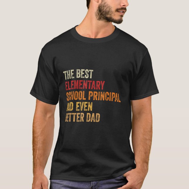 Camiseta Diretor Da Escola Retro-Elementar E Até Mesmo (Frente)