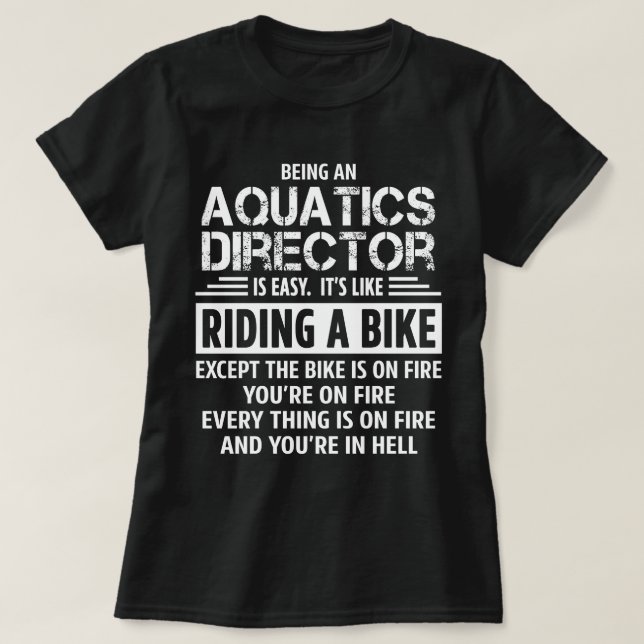 Camiseta Diretor de Aquáticos (Frente do Design)