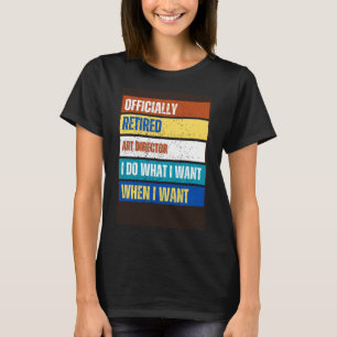 Camiseta Diretor de Arte aposentado Retime Arte aposentada