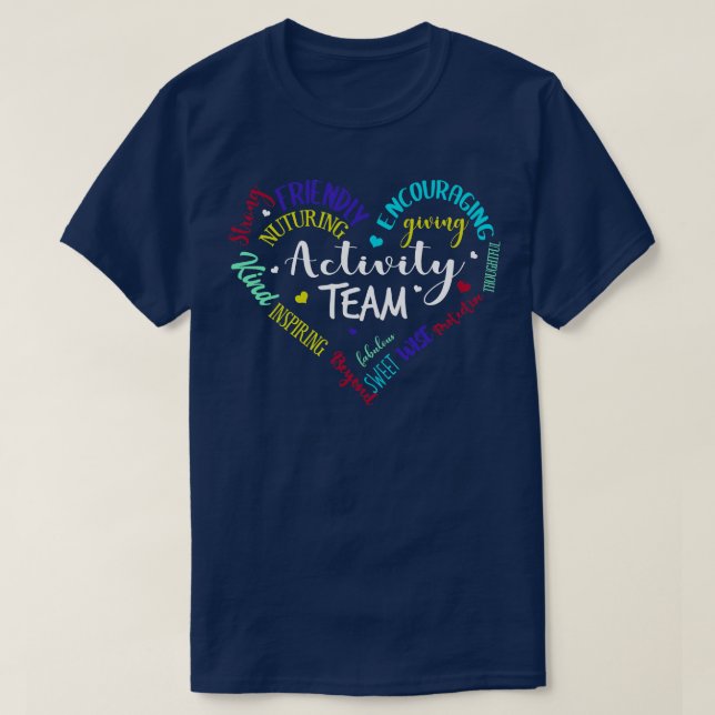 Camiseta Diretor de Atividade Coração (Frente do Design)