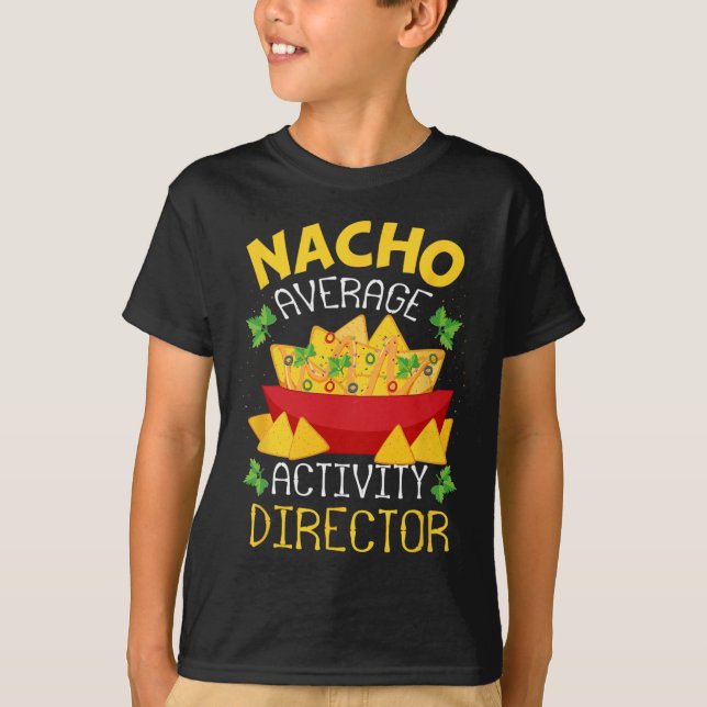 Camiseta Diretor de Atividade Média Nacho Diretor Cinco De (Frente)