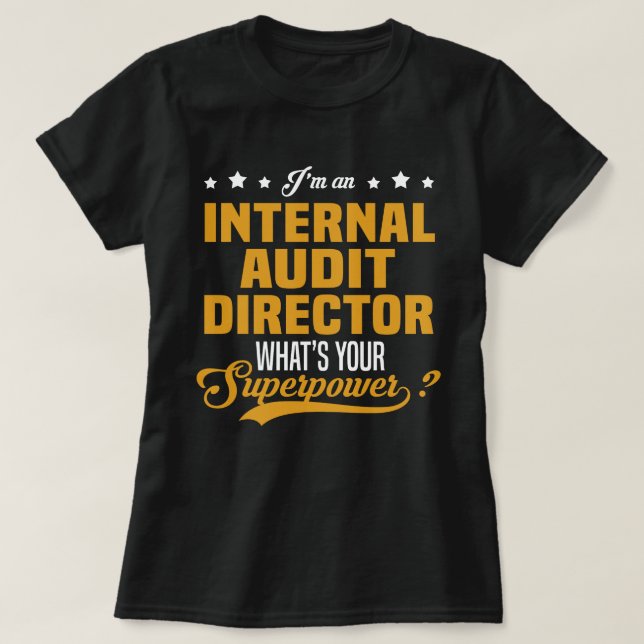 Camiseta Diretor de Auditoria Interna (Frente do Design)