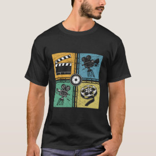 Camiseta Diretor de Câmera de Cinema Ator Lover