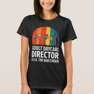 Camiseta Diretor de Centro de Dia para Adultos Engraçado Ak