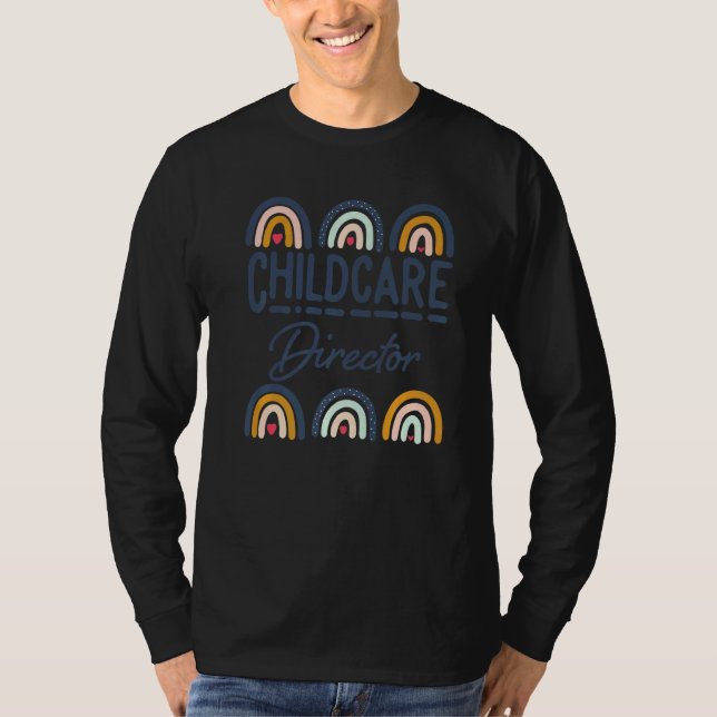 Camiseta Diretor de creche Daycare School Provider Te (Frente)