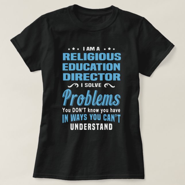 Camiseta Diretor de Educação Religiosa (Frente do Design)