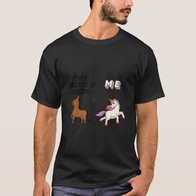 Camiseta Diretor De Enfermagem Diretor Unicórnio Enfermeiro (Frente)
