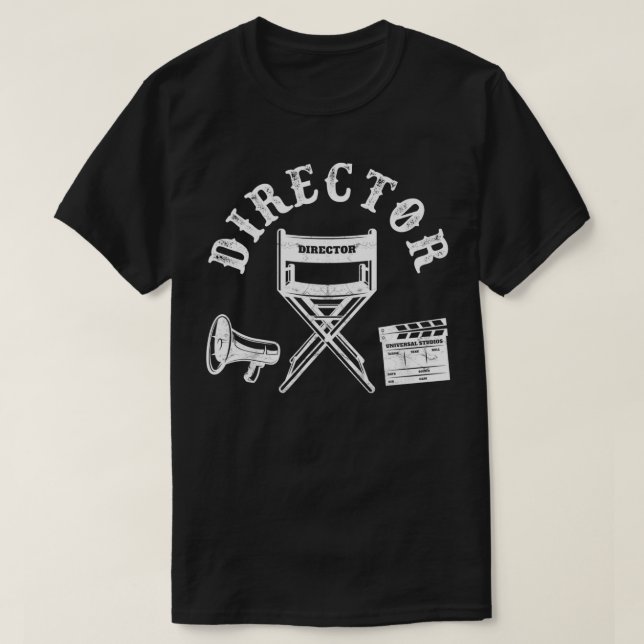 Camiseta Diretor de Filmadoras Diretor de Filmagem (Frente do Design)