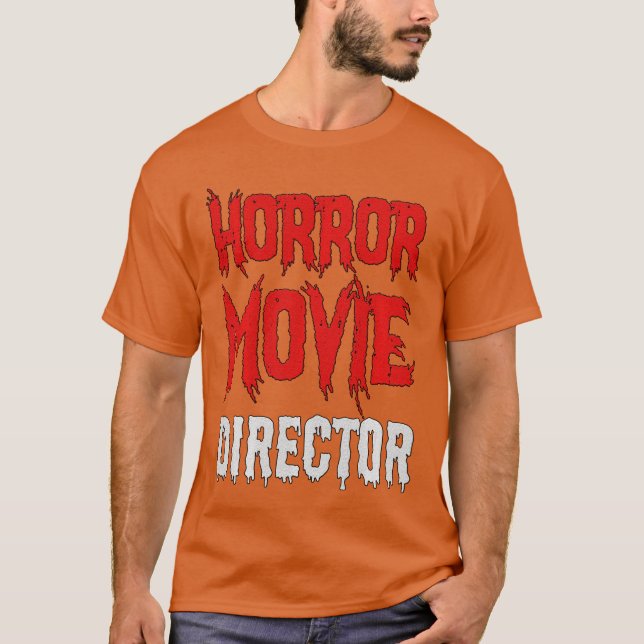 Camiseta Diretor de filme de terror menino (Frente)