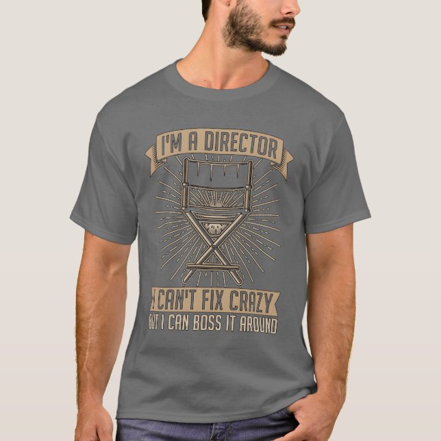 Camiseta Diretor de Filme Im Diretor I Cant Video Editor gi (Frente)