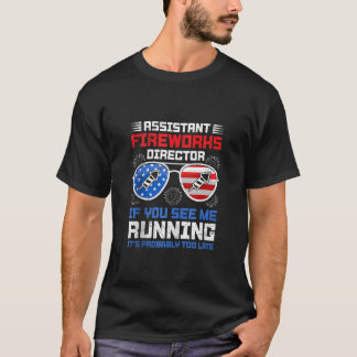 CAMISETA DIRETOR DE FIREWORKS DE ASSISTENTE DE PINTEGRA I D