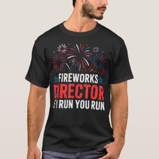 Camiseta Diretor de Fogos de Artifício de 4 de Julho Se Eu 