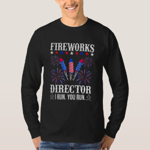 Camiseta Diretor de Fogos de Artifício Eu Corro Você Corre