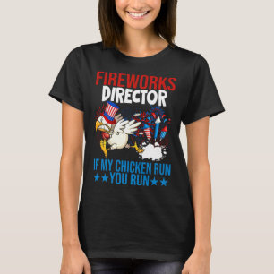 Camiseta Diretor de Fogos de Artifício Feliz 4 de Julho Ban