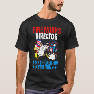 Camiseta Diretor de Fogos de Artifício Feliz 4 de Julho Ban