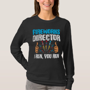 Camiseta Diretor de Fogos Estou Aqui para Bang 4th Of J