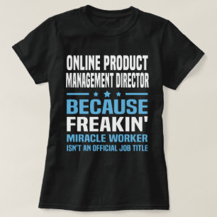 Camiseta Diretor de Gerenciamento de Produtos Online