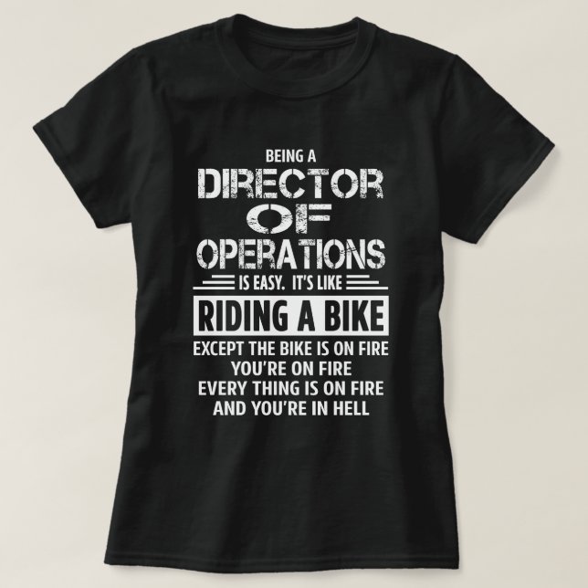 Camiseta Diretor de Operações (Frente do Design)