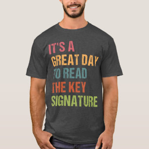 Camiseta Diretor de Orquestra Engraçado Ótimo Dia para Ler