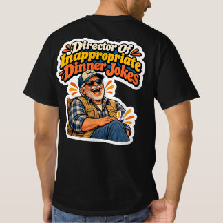 Camiseta Diretor de Piadas Inadequadas para o Jantar