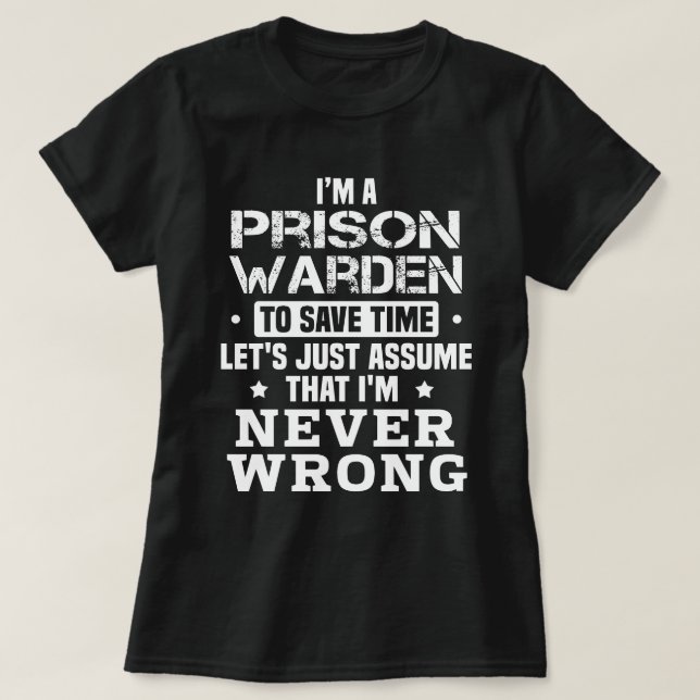 Camiseta Diretor de Prisão (Frente do Design)