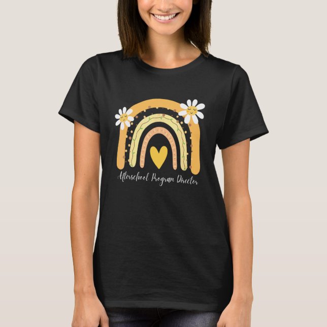 Camiseta diretor de programa após a escola (Frente)