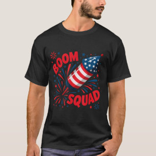 Camiseta Diretor de segurança da Funny boom squad america