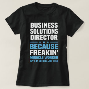Camiseta Diretor de soluções de negócios