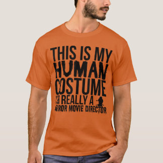 Camiseta Diretor de Terror de Halloween Este é o Meu Traje 
