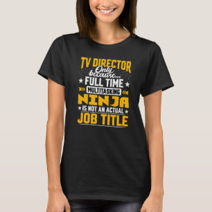 Camiseta Diretor de Tv Cargo Título Diretor de Televisão Ge