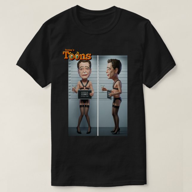 CAMISETA DIRETOR DO FBI JIM COMEY (Frente do Design)