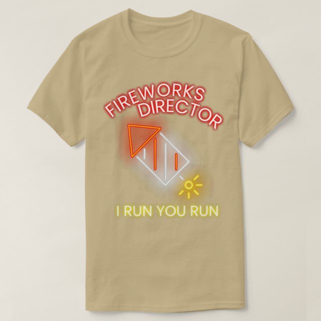 Camiseta diretor do Fireworks (Frente do Design)