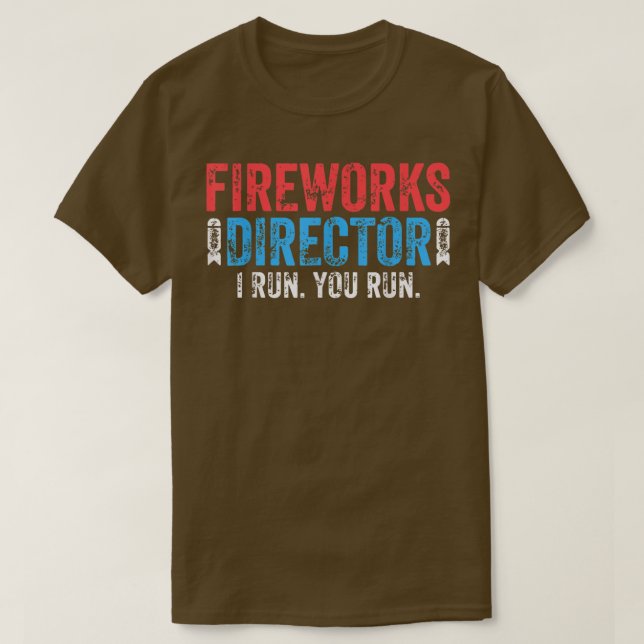 Camiseta Diretor do Fireworks Em 4 De Julho, Gift80 (Frente do Design)