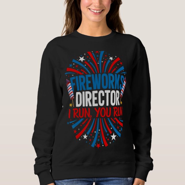 Camiseta Diretor Do Fireworks Eu Lhe Lanço Em 4 De Julho (Frente)