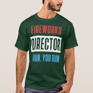 Camiseta Diretor do Fireworks que eu executo, você dirige